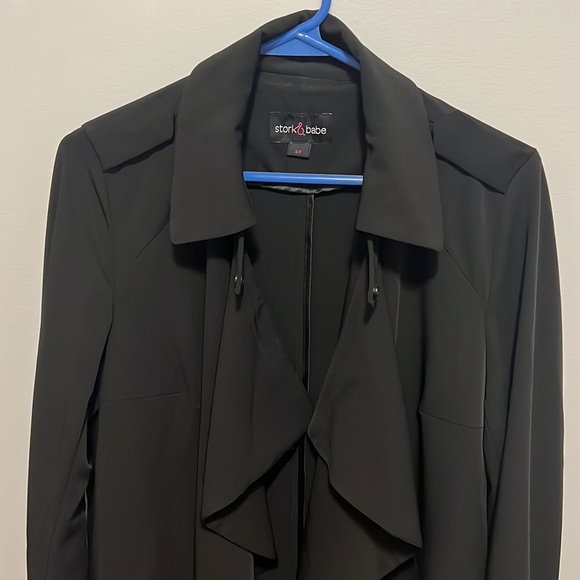 Stork & Babe Maternity Trench coat - Picture 2 of 9